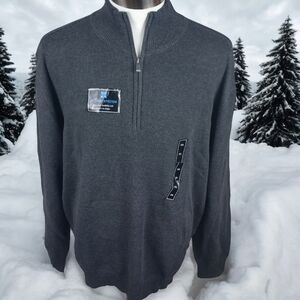 tricots st raphael Women's Qrt Zip sweater Size 2xl All Way Stretch New With Tag